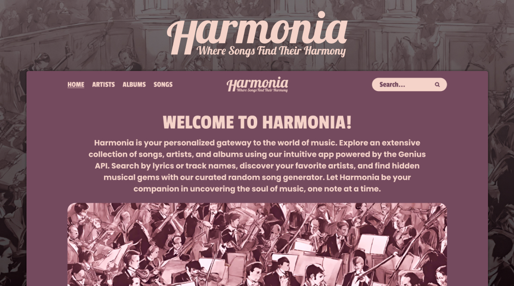 Harmonia Splash Image